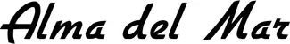 Produktbeispiel Schriftzug - Alma del Mar