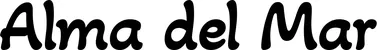 Produktbeispiel Schriftzug - Alma del Mar