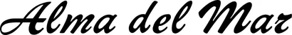Produktbeispiel Schriftzug - Alma del Mar
