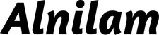 Produktbeispiel Schriftzug - Alnilam