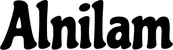 Produktbeispiel Schriftzug - Alnilam