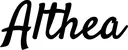 Produktbeispiel Schriftzug - Althea
