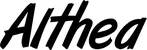Produktbeispiel Schriftzug - Althea