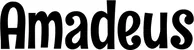 Produktbeispiel Schriftzug - Amadeus