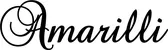 Produktbeispiel Schriftzug - Amarilli