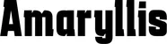 Produktbeispiel Schriftzug - Amaryllis