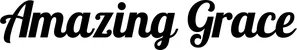 Produktbeispiel Schriftzug - Amazing Grace