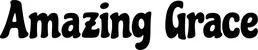 Produktbeispiel Schriftzug - Amazing Grace