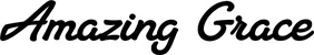 Produktbeispiel Schriftzug - Amazing Grace