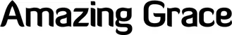 Produktbeispiel Schriftzug - Amazing Grace
