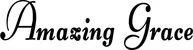 Produktbeispiel Schriftzug - Amazing Grace