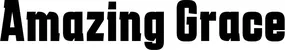 Produktbeispiel Schriftzug - Amazing Grace