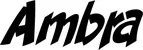 Produktbeispiel Schriftzug - Ambra