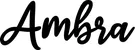 Produktbeispiel Schriftzug - Ambra