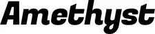 Produktbeispiel Schriftzug - Amethyst