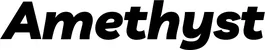 Produktbeispiel Schriftzug - Amethyst
