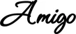 Produktbeispiel Schriftzug - Amigo