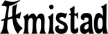 Produktbeispiel Schriftzug - Amistad