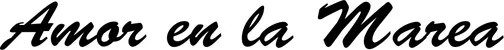 Produktbeispiel Schriftzug - Amor en la Marea
