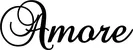 Produktbeispiel Schriftzug - Amore