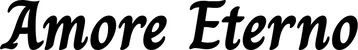 Produktbeispiel Schriftzug - Amore Eterno