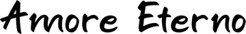 Produktbeispiel Schriftzug - Amore Eterno