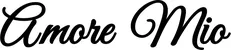 Produktbeispiel Schriftzug - Amore Mio