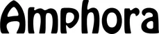 Produktbeispiel Schriftzug - Amphora
