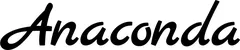 Produktbeispiel Schriftzug - Anaconda