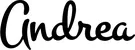 Produktbeispiel Schriftzug - Andrea