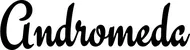 Produktbeispiel Schriftzug - Andromeda