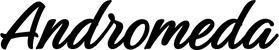 Produktbeispiel Schriftzug - Andromeda