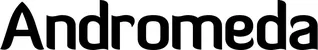 Produktbeispiel Schriftzug - Andromeda