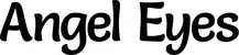 Produktbeispiel Schriftzug - Angel Eyes
