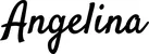Produktbeispiel Schriftzug - Angelina