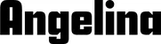 Produktbeispiel Schriftzug - Angelina