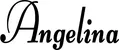 Produktbeispiel Schriftzug - Angelina