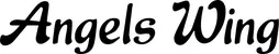 Produktbeispiel Schriftzug - Angels Wing