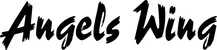 Produktbeispiel Schriftzug - Angels Wing
