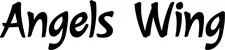 Produktbeispiel Schriftzug - Angels Wing