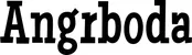 Produktbeispiel Schriftzug - Angrboda