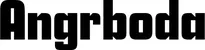 Produktbeispiel Schriftzug - Angrboda