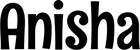 Produktbeispiel Schriftzug - Anisha