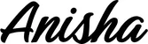 Produktbeispiel Schriftzug - Anisha