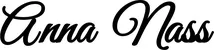 Produktbeispiel Schriftzug - Anna Nass