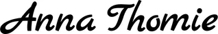 Produktbeispiel Schriftzug - Anna Thomie