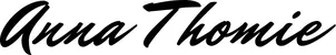 Produktbeispiel Schriftzug - Anna Thomie