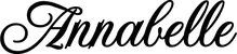 Produktbeispiel Schriftzug - Annabelle
