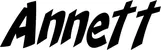 Produktbeispiel Schriftzug - Annett