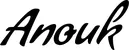 Produktbeispiel Schriftzug - Anouk